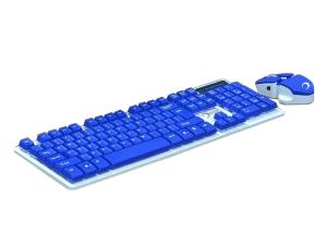 China Mechanical Keyboard And Mouse Blue Color , Gaming Mouse And Keyboard Wireless on sale