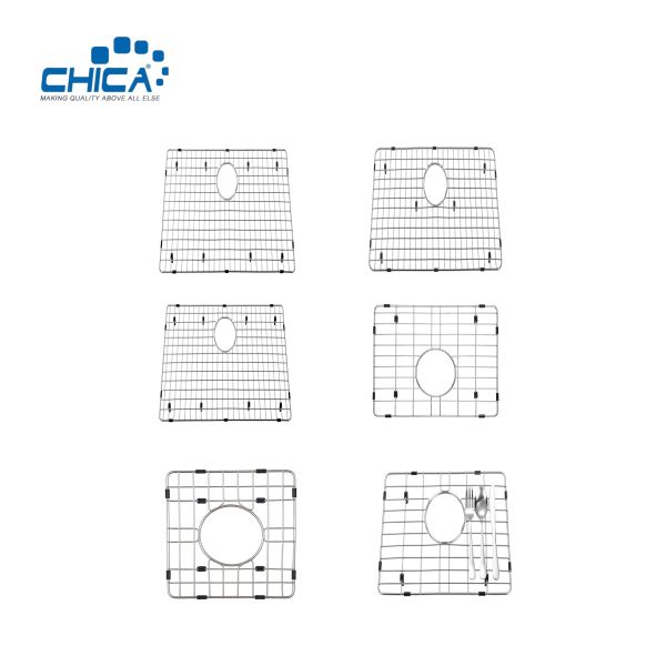 Durable Stainless Steel With Anti-Scratch Protective Cover Sink Bottom Grid