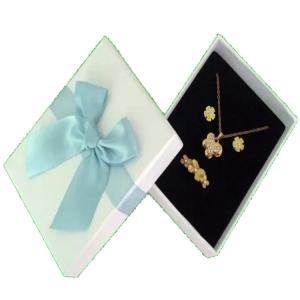 China custom necklace gift box pendant packaging box earring paper box wholesale