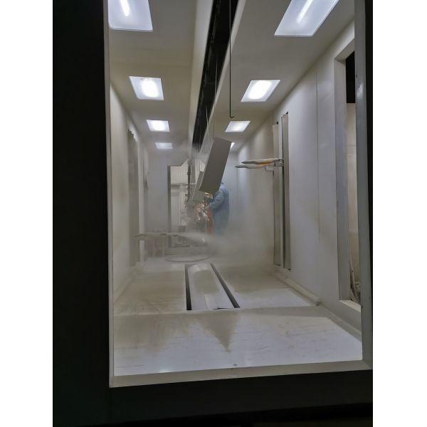 Customized Equipment Powder Coating Line for Sheet Metal Parts with Monorail Conveyor
