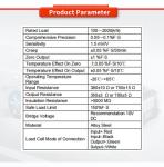 High Force Sensor UBWP308Y Robotic Arm Weighing And Tension Integrated Sensor