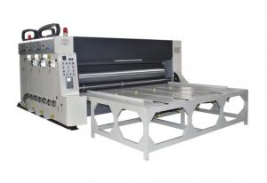 China Carton Printing Slotting Die Cutting Machine Semi Auto Chain Feeding Optional Color wholesale