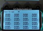 Three Lines Series TN LCD Panel Screen 52 Digits Monochrome Segment White LED
