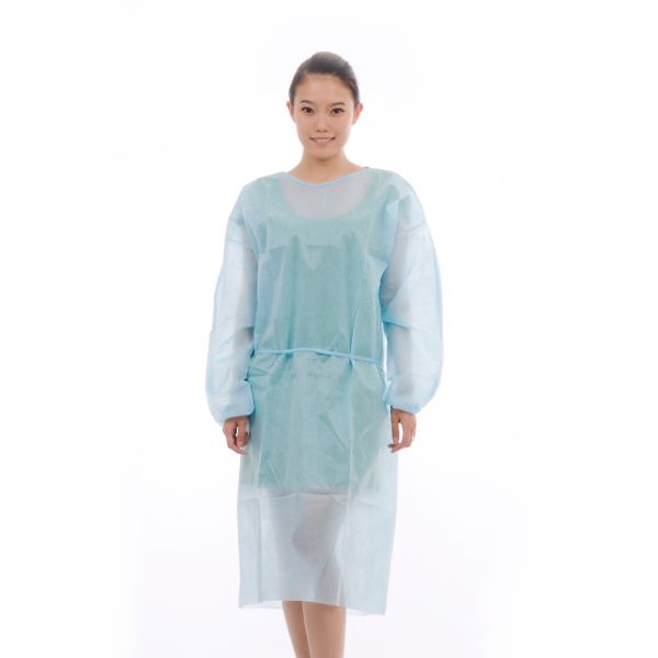 OEM Anti Splash Polypropylene SMS Disposable Isolation Gowns