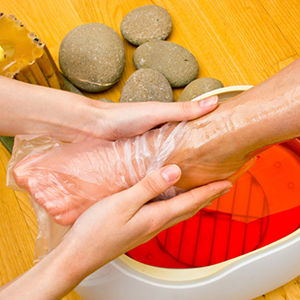 biodegradable, sustainable, recycled Disposable Mitts Booties Plastic Socks And Gloves Liners For Hand & Foot Hot Wax