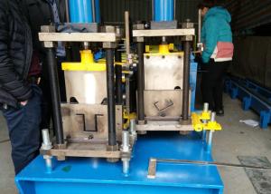 Custom Roll Forming Machine , 2 in 1 Double Head Steel Profile Cold Bending Roll Forming Machine