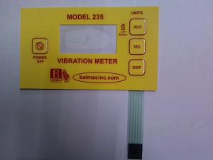 China Embossed FPC Flexible Membrane Switch Keypad For Electric Computer / Control Panel wholesale