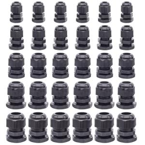 China Water Proof Outdoor Cable Accessories , Black Cable Gland Connector wholesale