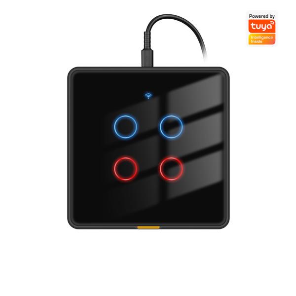 Tuya WiFi Touch Wall Switch Type C, EU Standard, RF433, 110-240V, with Timer and
