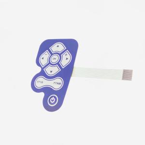 China Irregular Shape PET Tactile Membrane Switch With Glossy Matte Surface wholesale