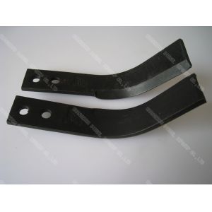 Spring steel 65MN Agri Spare Parts Rotary Tiller Blade For Dry Land 0.45kg - 0