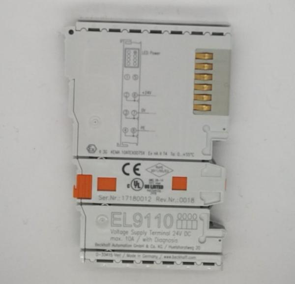 Quality EL9110 Beckhoff  Potential Supply Terminal 24 V DC With Diagnostics for sale