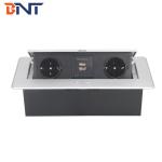 with double usb charger interface round corner conference table pop up socket