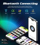 Rolling Pattern Animation Image Bluetooth App Control Panel Flexible LED Car