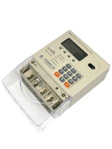 China Keypad Operation Enabled Smart Prepaid Electricity Meter with Transparent Terminal Cover and Anti Tamper Function wholesale
