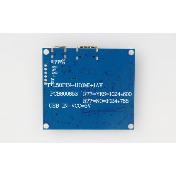 40 Pin 50 Pin Lcd Driver Board EJ070NA-01J 7”8”9”10.1 Inch
