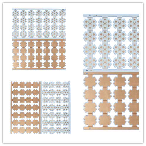 HASL FR4 Single Sided Copper PCB Board White Solder Mask 35um Thickness