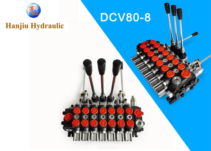 China 7 Spool 16 Gpm Backhoe Hydraulic Control Valve With 2 Joystick wholesale