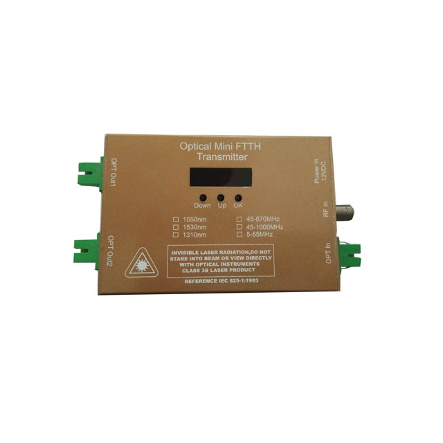 China Small 1310nm CATV Laser Transmitter , 10mW/12mW DC Optical Transmitter wholesale