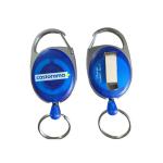 Custom Retractable Badge Holder ID Badge Reel With Hook And Split Ring