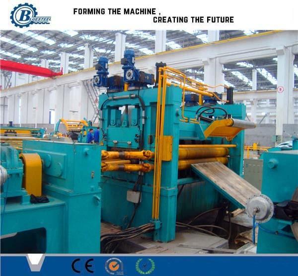 Quality 0.3 -1.2mm Roll / Coil / Sheet Metal Slitting Line Machine With 4Kw Hydraulic Station Power for sale