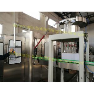 Pure Water Bottling Equipment , Automatic Bottle Filling Capping Machine