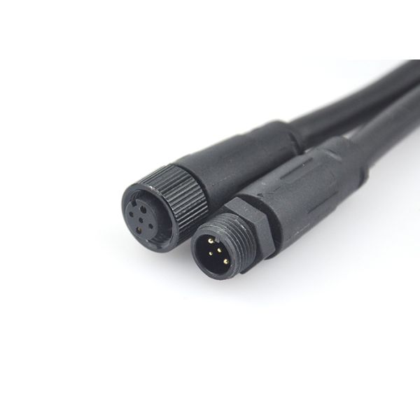 Circular M12 Waterproof Connector IP67 IP68 Integrating Current Signal Transmission