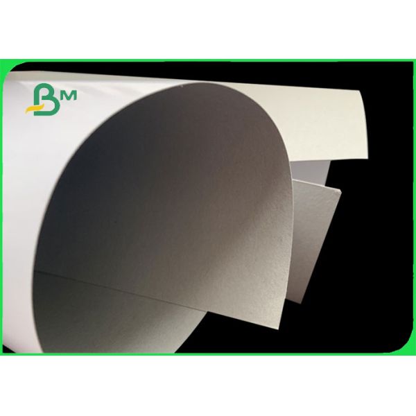  200gsm Caly Coated Duplex Board Grey Back 27.5'' X 43'' Hard Stiffness