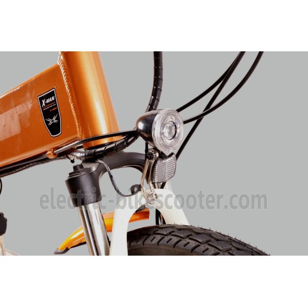 250 Watt Electric Folding Bike 20 Wheels , 55km Small Fold Up Electric Bike