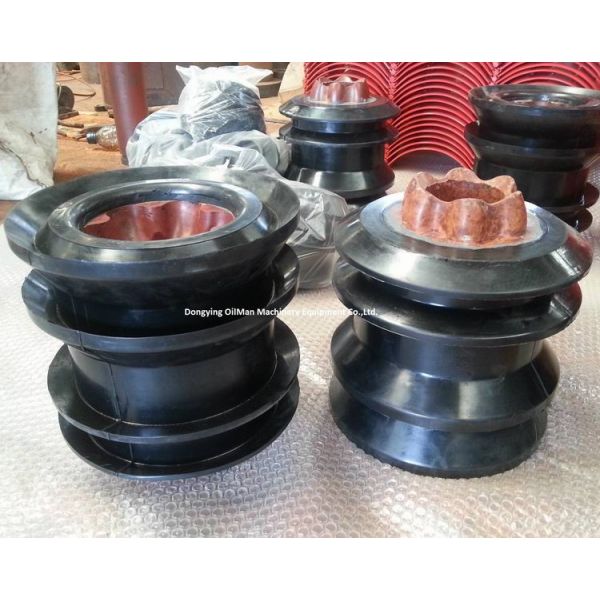 Top and Bottom Cementing Wiper Plugs Casing Rubber material