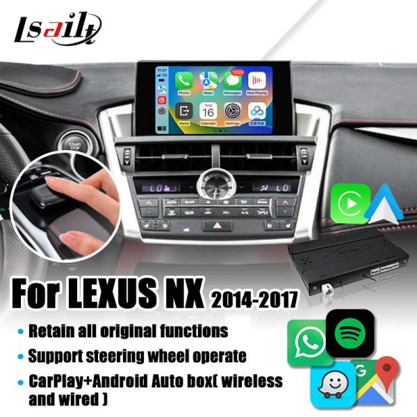 Quality Wireless CarPlay Interface for Lexus NX NX200t NX300h Android Auto, Mirror Link, HiCar, CarLife for sale