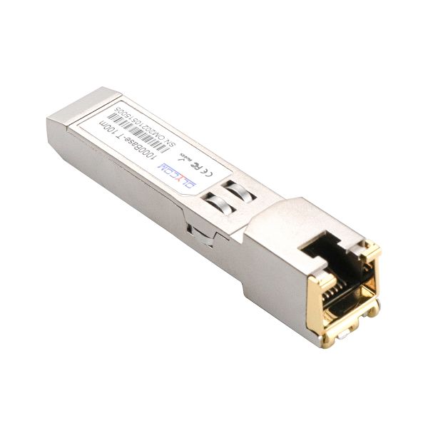 10/100/1000BASE-T RJ45 SFP Module Transceiver 100m Over Cat5 UTP Cable Hot Pluggable