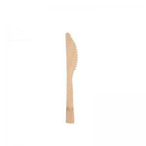 China 140mm Disposable Biodegradable Bamboo Knife Small With Sharp Edge For Restaurants Home And Kitchen wholesale