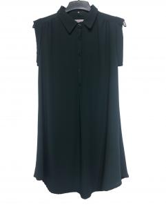 China Sleeveless Shirt Fashion Ladies Blouse Multi Size Cotton / Spandex Material wholesale