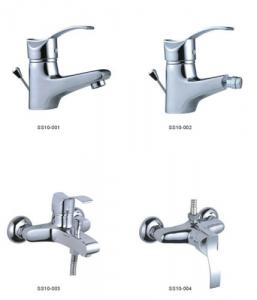China Bathroom Contemporary Bathtub Faucet Hot Cold Water Shower Faucets wholesale
