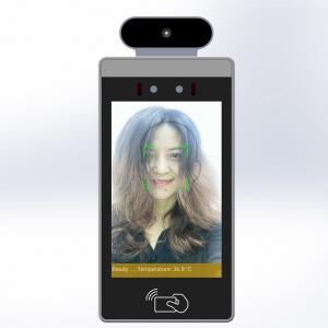 POE Android 8 Inch Device With NFC Reader Face Recognition And Body Temperature Sensor For Access Control