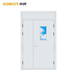 China Soundproof Single Leaf Fireproof Entry Doors With Inlayed Fire Expansion Strips wholesale