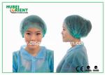 Non-Woven Clip Cap Disposable Head Cap With Double Elastic Or Single Elastic For
