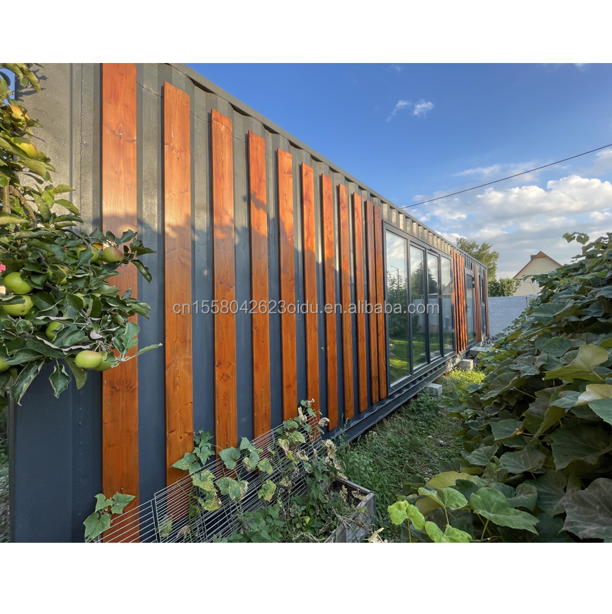 40ft Easy Installation Glass Door Prefabricated Living Container Room for Hotel Accommodation