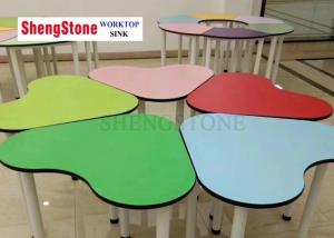 China Multi Color Desks And Chairs Compact HPL Panels For Kindergartens And Tutorial Classes wholesale