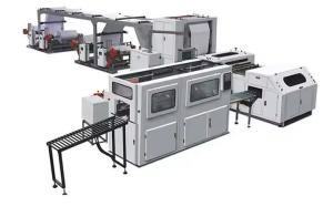 China Automatic A4 Paper Cutting Machine And Packaging Machine In Line  Paper Ream Packing Machine  Metal Slitting Machine  1100 on sale