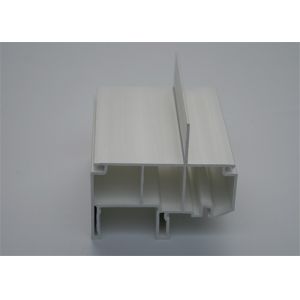 China Custom made US82 White Plastic Window Frames PVC Extrusion Profiles wholesale