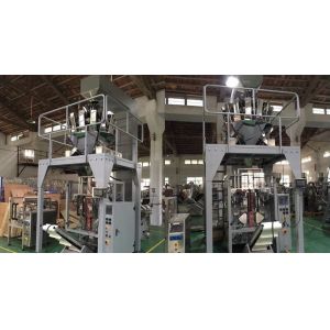 Multi Functions Pet Food Packaging Machine , Snack Weighing Packaging Machine