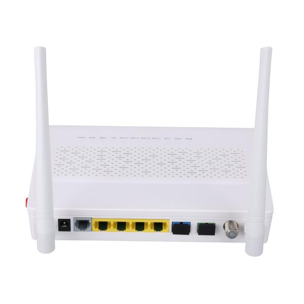 Quality 2T2R Mode GPON EPON ONU 3FE 1GE WIFI POTS CATV Dual Fiber FTTH ONU Modem for sale