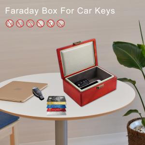China Large Safe Faraday Key Box For Car Keys Fob Phones Cards Anti Spying on sale