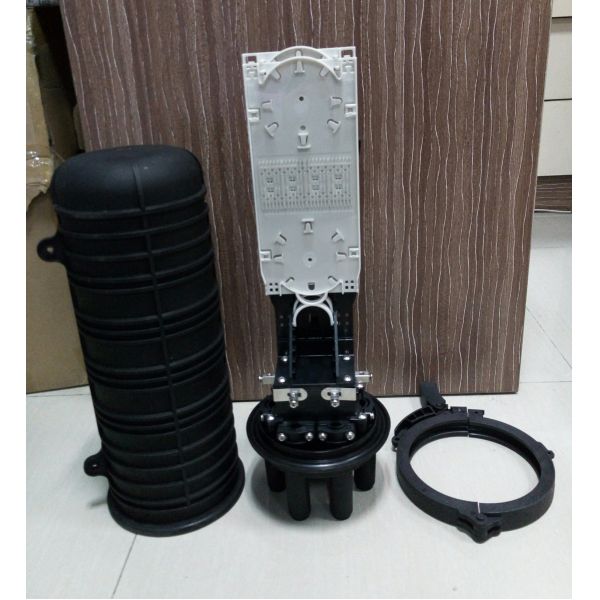 144 Cores PP IP68 Aerial Hanger Fiber Joint Closure Dome 96f 144f