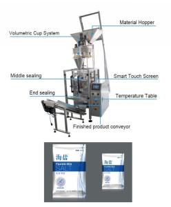 China Multi Function Salt Granule Automated Packing Machine With PLC Control High Speed wholesale