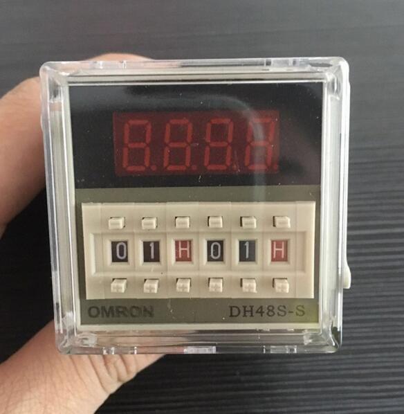 Digital time delay repeat cycle relay timer 1s-990h LED display 8 pin panel