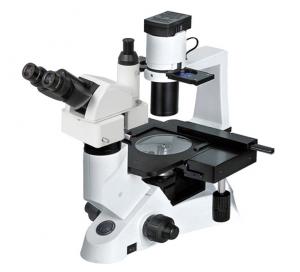 China IB100TT Inverted Ergonomic&Tiltable trinocular Head phase contrast Biological Microscope/inversed Mikroskop on sale