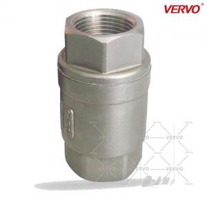 China 1000wog Stainless Steel Vertical Check Valve Npt-316 1 Inch Asme 16.34 Full Bore wholesale
